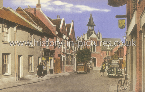 New Inn and Methodist Church, Sun Street, Walthams Abbey, Essex. c.1940's